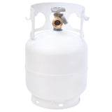 Flame King 5 lb Empty Propane Tank with Built-In Gauge & OPD Valve