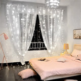 300 LED Window Curtain Lights, 9.8 × 9.8 ft USB-Powered Fairy Lights with Remote Control