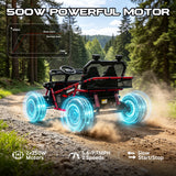 SHINPT 36 V 2-Seat Kids Electric Ride-On Car, Dual 250 W Motors, 8.7 mph, Ages 6+