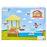 Bluey Pool Time Playset – 2.5–3" Articulated Swimsuit Figure & 4 Accessories