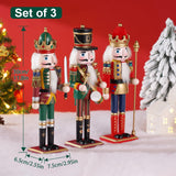 12" Wooden Nutcracker Soldier – Sword, Movable Jaw & Gift Box