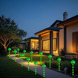 6 Pack Solar Shamrock Lights – St. Patrick's Day Outdoor Decorations Garden Stake Lights