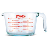 Pyrex 3-Piece Glass Measuring Cup Set, 1-Cup, 2-Cup & 4-Cup