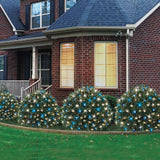 Holiday Time 150 LED Random Twinkle Christmas Net Lights, 6' x 4' Plug-In Holiday Bush Lights