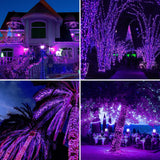 52.3 ft Solar String Lights, 160 LED Outdoor Fairy Lights with 8 Modes
