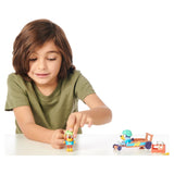 Bluey & Rusty Go-Kart Vehicle Pack – 2 Articulated 2.5" Figures, Helmets, Tools & Toolbox