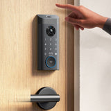 eufy Video Smart Lock E330 3-in-1 Wireless Smart Lock with 2K Camera, Fingerprint Keyless