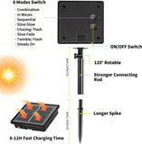 52.3 ft Solar String Lights, 160 LED Outdoor Fairy Lights with 8 Modes