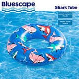 Bluescape Inflatable Swim Tube Pool Float, 31" Tropical Ring Float