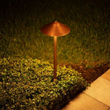 VOLT Max Spread Copper Path & Area Light – Low Voltage LED Landscape Pathway Light