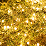 500 LED Christmas Cluster Lights, 49 ft Plug-In Warm White String Lights