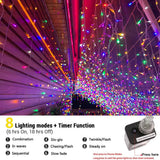 360 LED Icicle Christmas Lights, 29.5 ft Connectable Waterproof Curtain String Lights