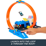 Hot Wheels City Super Police Station – Adjustable Loop Track, Launcher & 4 Stunt Routes