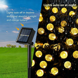 Solar Globe String Lights Outdoor, 35.6 ft 60 LED Waterproof Solar Powered Patio Lights