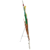 Gemmy Flat-Tastics Lighted Grinch Sleigh Scene with 70 LED Lights, Multicolored, 57.09 Inches