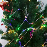 33 ft Solar Rope Lights – Waterproof Multicolor LED Fairy Lights