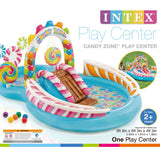 Intex Candy Zone Inflatable Play Center with Water Slide, Sprayer & Games