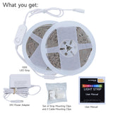 Xtreme Lit 100 ft Bluetooth RGBIC LED Strip Lights – 540 LED Smart Color-Changing Light Strip