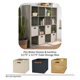 Better Homes & Gardens 16 Cube Modern Bookshelf Storage Organizer