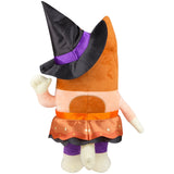 Bluey Bingo as Witch Halloween Porch Greeter 24", Plush Indoor Porch Decor