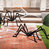 Ayieyill 79" Giant Spider Halloween Decoration, Large Scary Yard Prop Bendable Leg