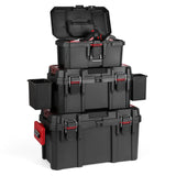 Hyper Tough 19-Inch Heavy-Duty Toolbox with Integrated Small Parts Organizer