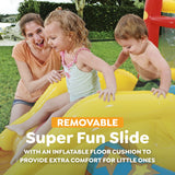 H2OGO! Lil' Champ Play Pool Center with Slide – Inflatable Kiddie Water Park