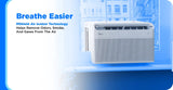 Midea 12,000 BTU Smart Inverter U-Shaped Window Air Conditioner with MShield Air Ionizer, WiFi, Matter & Voice Control