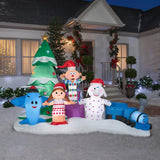 Gemmy 7.1 ft. Airblown Island of Misfit Toys Christmas Inflatable with LED Lights
