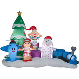 Gemmy 7.1 ft. Airblown Island of Misfit Toys Christmas Inflatable with LED Lights