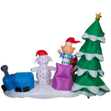 Gemmy 7.1 ft. Airblown Island of Misfit Toys Christmas Inflatable with LED Lights