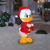 3.5 ft. Pre-Lit Disney Donald Duck in Christmas Sweater Airblown Inflatable