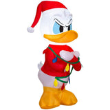3.5 ft. Pre-Lit Disney Donald Duck in Christmas Sweater Airblown Inflatable