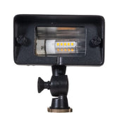 VOLT Gentle Splash Cast Brass Flood Light &amp; Wall Wash – Low Voltage LED Landscape Flood Light
