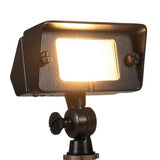 VOLT Gentle Splash Cast Brass Flood Light &amp; Wall Wash – Low Voltage LED Landscape Flood Light