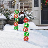 Glitzhome 42.25" Metal NOEL Christmas Ornament Yard Stake and Wall Decor