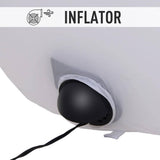 Homcom 6 ft. Pre-Lit 3 Penguins Building a Snowman Christmas Inflatable