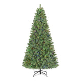 Home Accents Holiday 6.5 ft. Pre-Lit Festive Pine Artificial Christmas Tree with 200 Lights