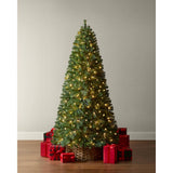 Home Accents Holiday 6.5 ft. Pre-Lit Festive Pine Artificial Christmas Tree with 200 Lights