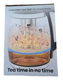 Chefman 1.8L Fast-Boil Electric Kettle with Tea Infuser, 1500 W Glass Hot Water Boiler
