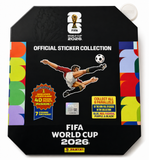 2026 Panini FIFA World Cup Sticker Stadium Box – Hardcover Album with 40 Sticker Packs & Lenticular Collectible