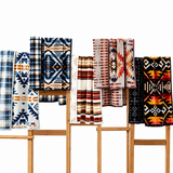 Pendleton Reversible Plush Throw Blanket, 50" x 70" Soft 600 GSM Multi Throw