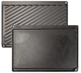 Lodge Cast Iron Reversible Grill/Griddle 17" x 12" – Double-Sided Cast Iron Griddle
