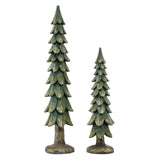Holiday Deer Family with Trees, 5-Piece Set