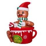 5.91 ft. Pre-Lit Gingerbread Man in Hot Cocoa Cup Christmas Inflatable with 5 LED Lights