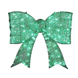 Karl Home 28.3" Pre-Lit Red Christmas Bow with 124 Warm White LED Lights