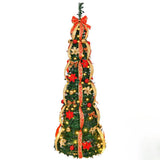 Karl Home 6 ft. Pre-Lit Pop-Up Artificial Christmas Tree with 150 LEDs, 8 Modes & Ornaments