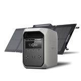 EcoFlow 1kWh Solar Generator Combo – DELTA 3 Classic Portable Power Station with 110W Portable Solar Panel