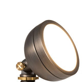 VOLT Mini Round Brass Flood Light & Wall Wash – Low Voltage LED Landscape Flood Light