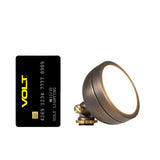 VOLT Mini Round Brass Flood Light & Wall Wash – Low Voltage LED Landscape Flood Light